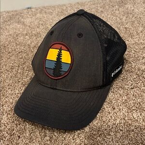 Columbia Trucker Hat Mesh Back Outdoor Patch Adjustable Baseball Cap